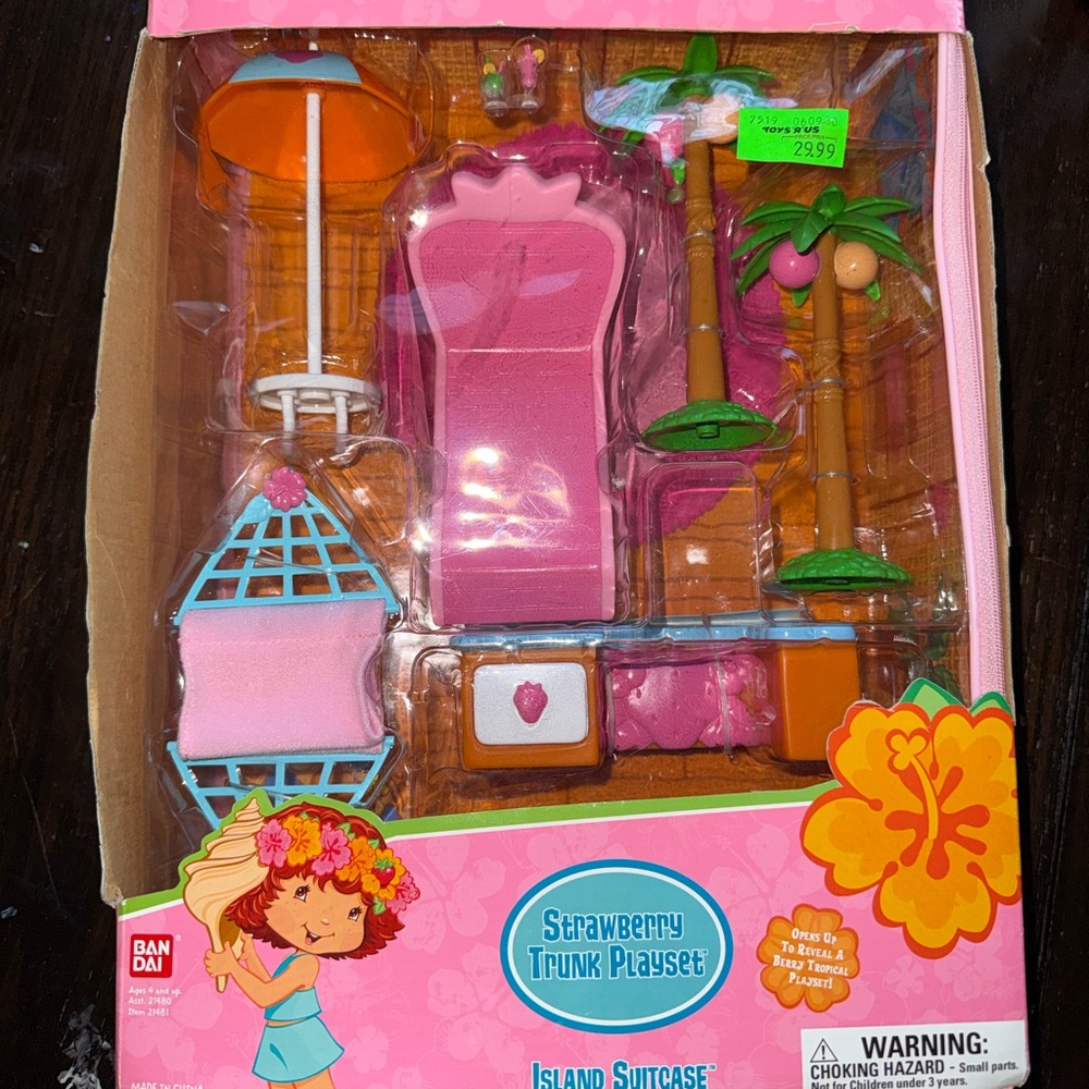 Island Suitcase Playset - Pink and Orange